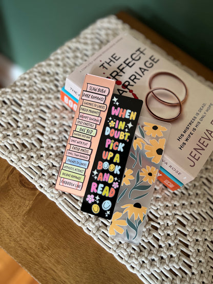 Yellow Flower Bookmark