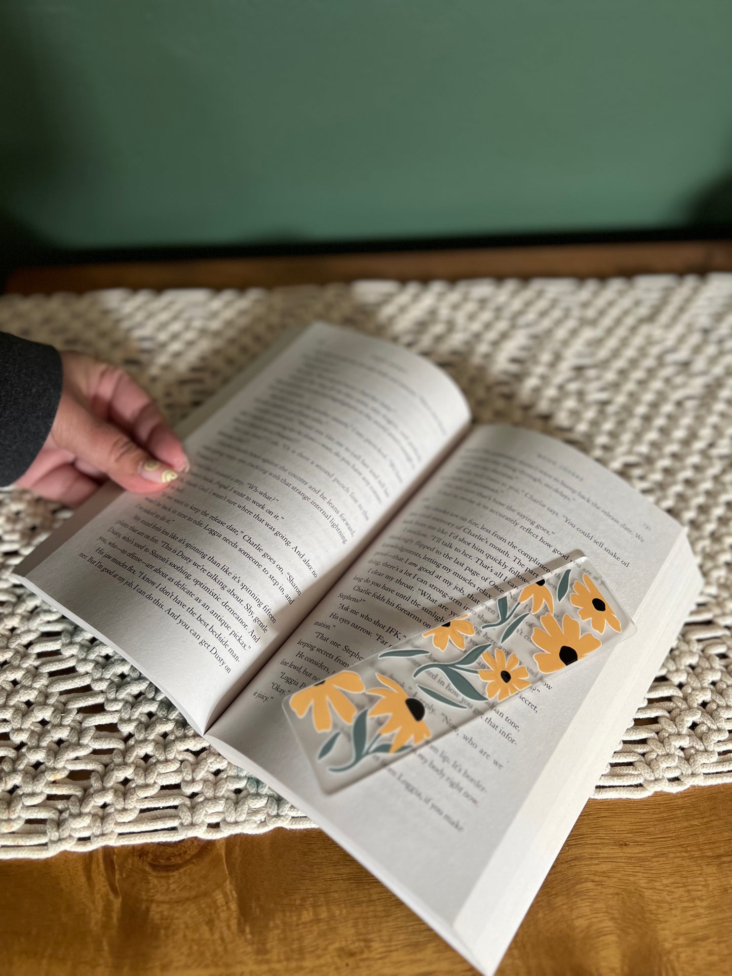 Yellow Flower Bookmark