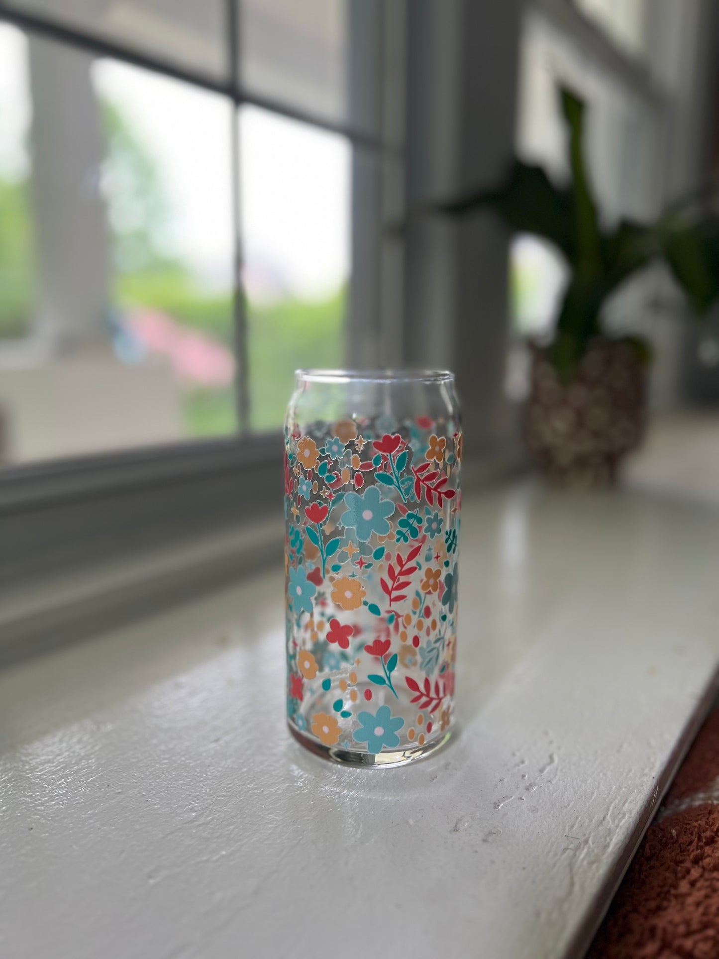 Spring Floral (Two-Sided) Glass