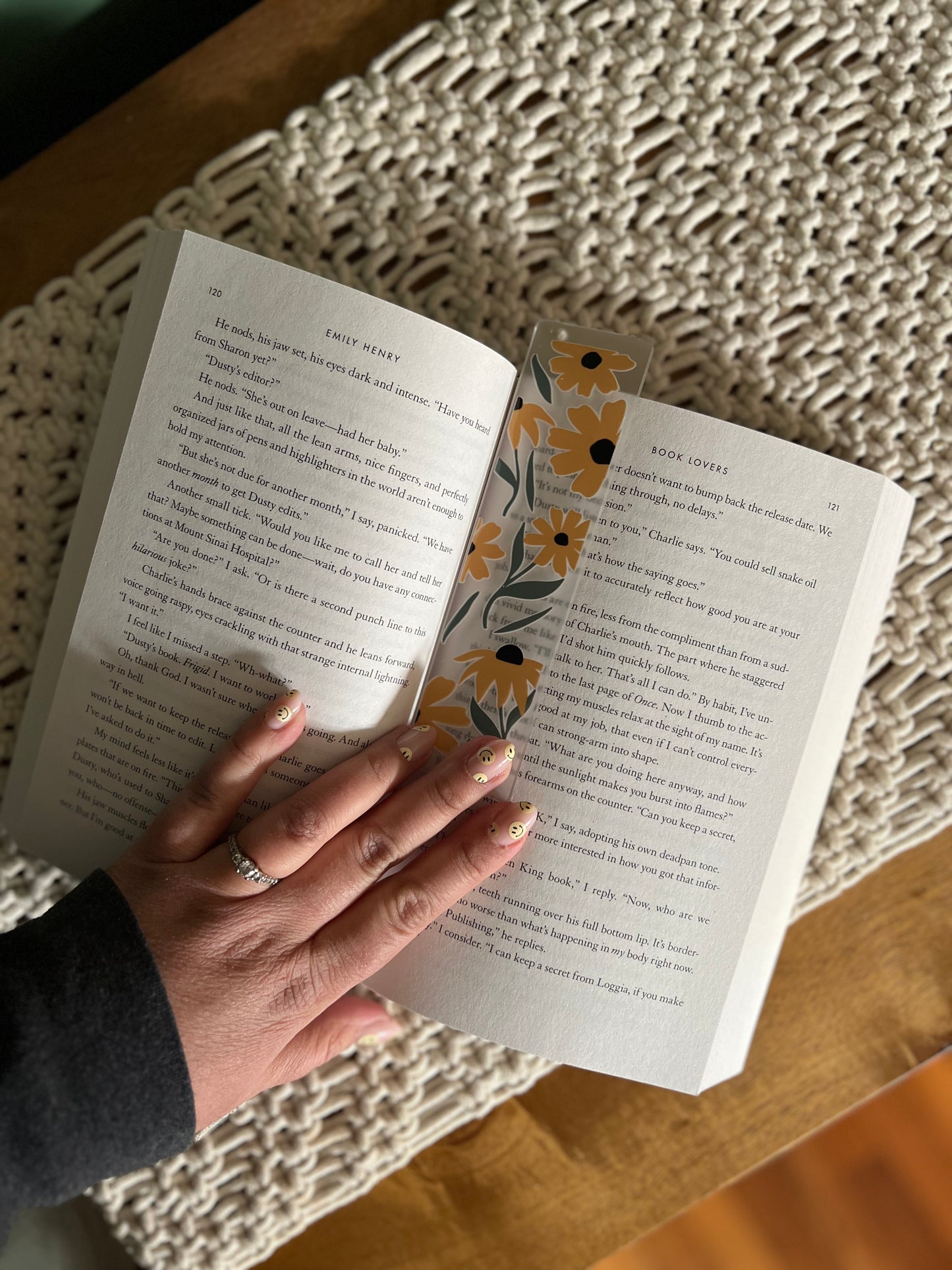 Yellow Flower Bookmark