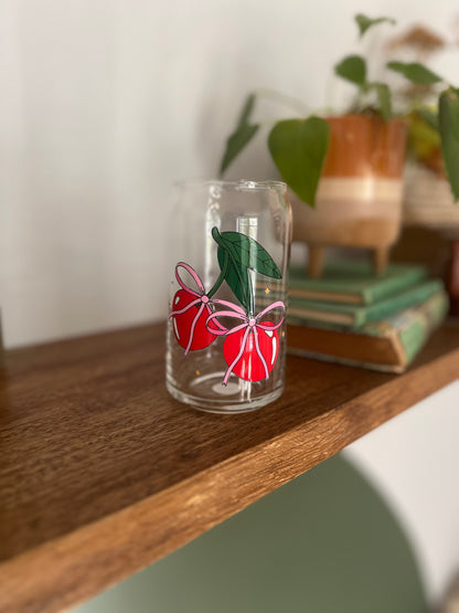 Cherry Bow Glass