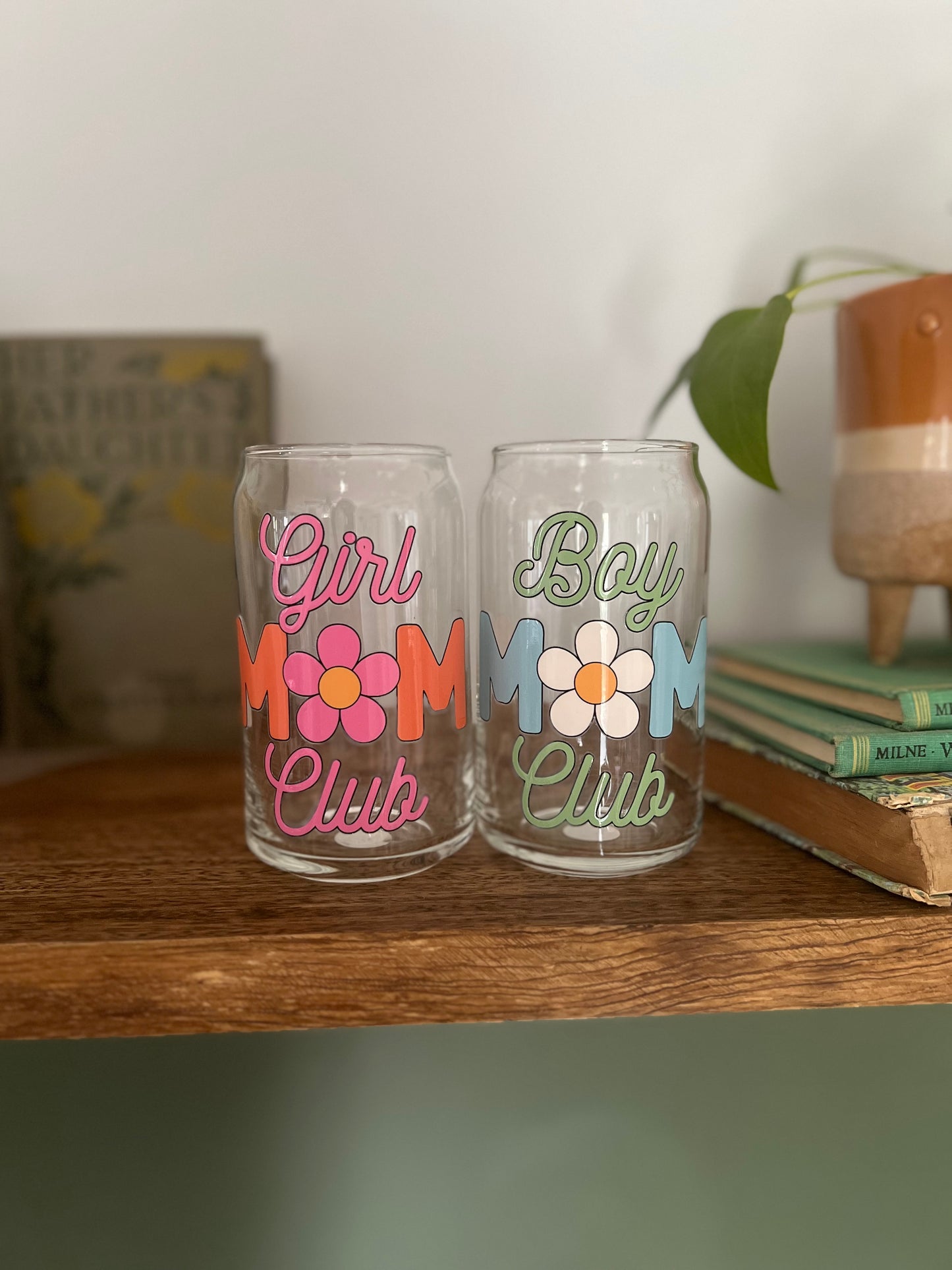 Boy Mom Club Glass